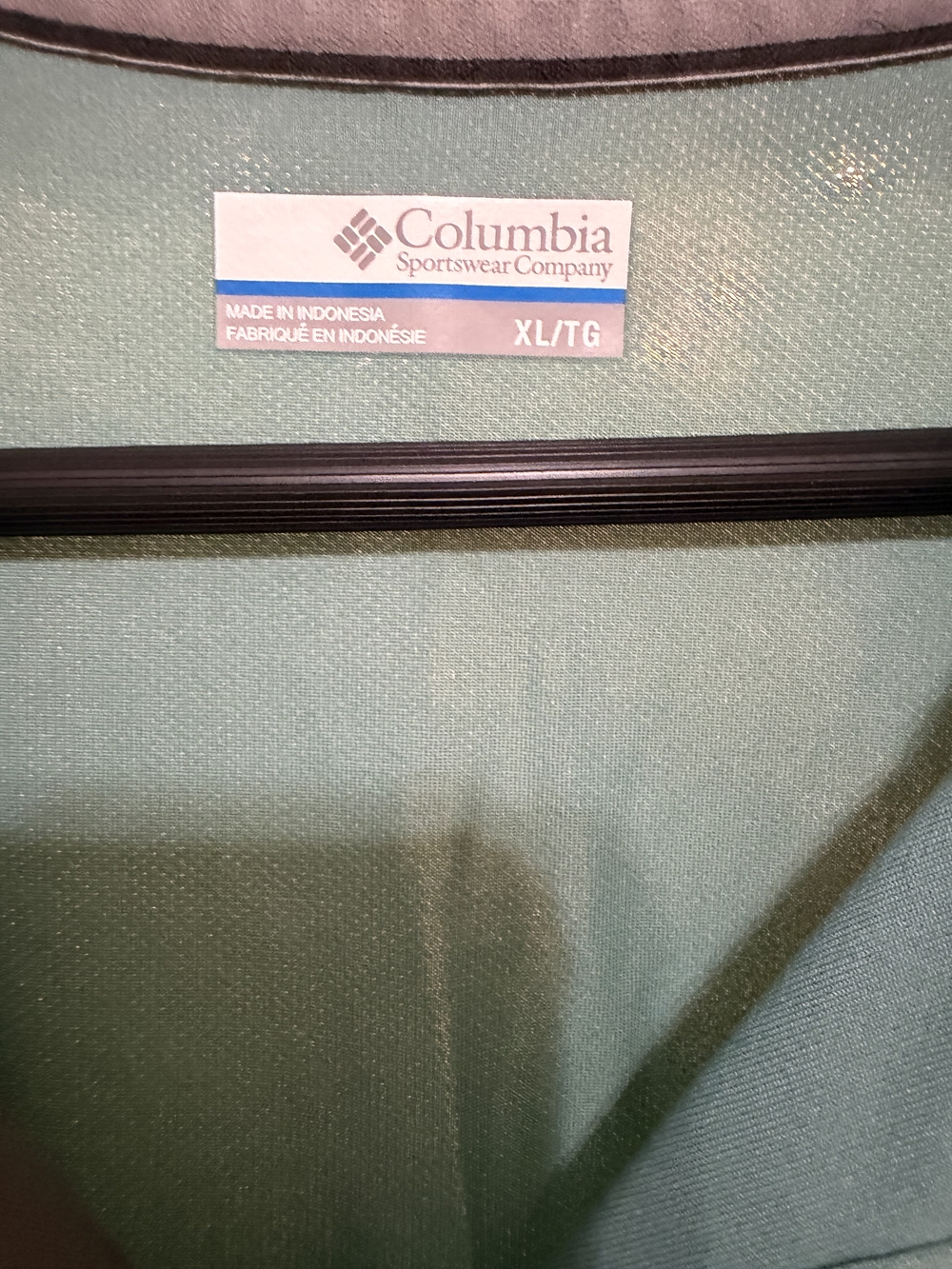 Columbia Omni-Shade Polo Shirt Mens XL Green Performance Outdoor Golf - Picture 4 of 5